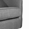 Flash Furniture Landon Club Style Commercial Barrel Accent Armchair Metal Base, Dark Gray Fabric Upholstery BS-AC22-060-DKGRY-GG - alternate 5